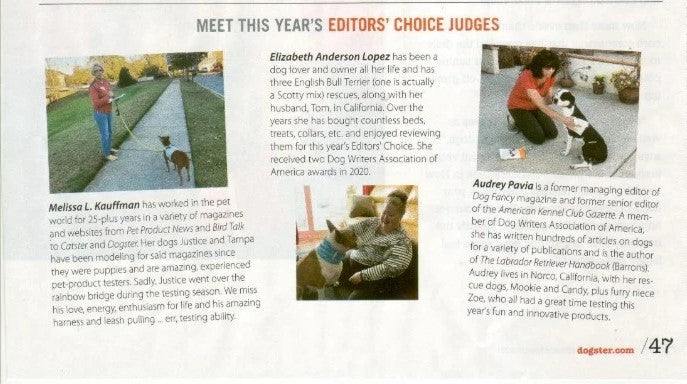 Dogster Magazine 2021 Editor's Choice Awards -- meet the judges