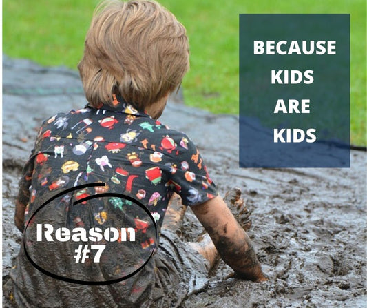 TOP 10 REASONS YOU NEED A WATERPROOF BLANKET - REASON #7 - BECAUSE KIDS ARE KIDS